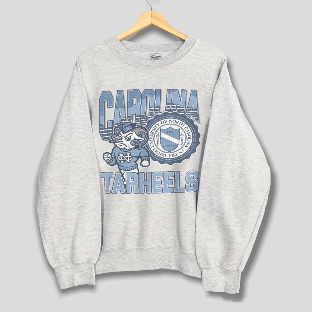 1991 UNC Tar Heels Mascot Logo Sweatshirt NCAA UNC Tar Heels Shirt For Men Women